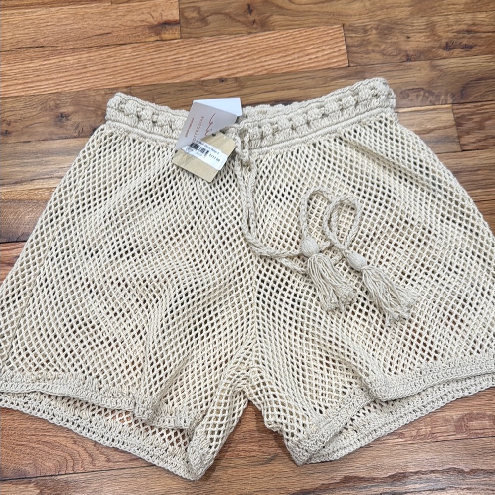 Phie- Crochet Knit Cover Up Shorts - Brand new, never worn! Size Small